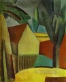 Casa en un jardín 1908 cubismo Pablo Picasso